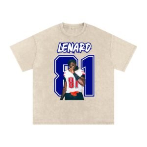 Lenard Antoine Snow Washed Oversized TEE - Image 2