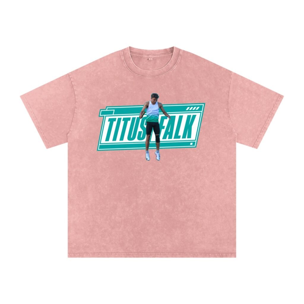 Titus Falk Snow Washed Oversized TEE