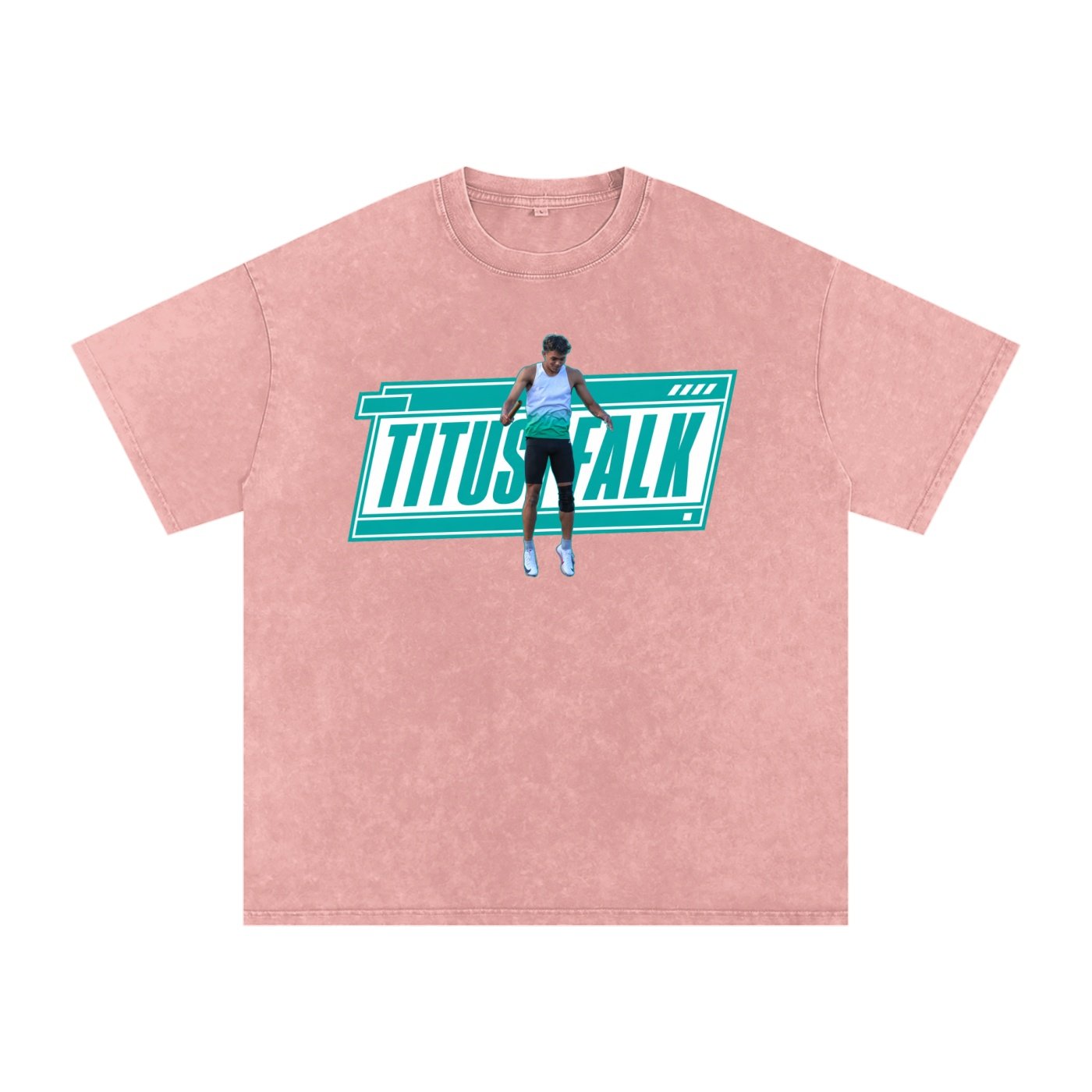 Titus Falk Snow Washed Oversized TEE - Image 5