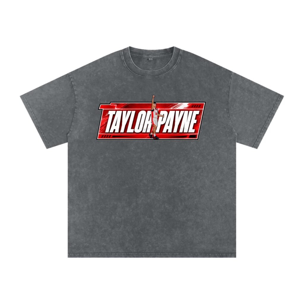 Taylor payne Snow Washed Oversized TEE