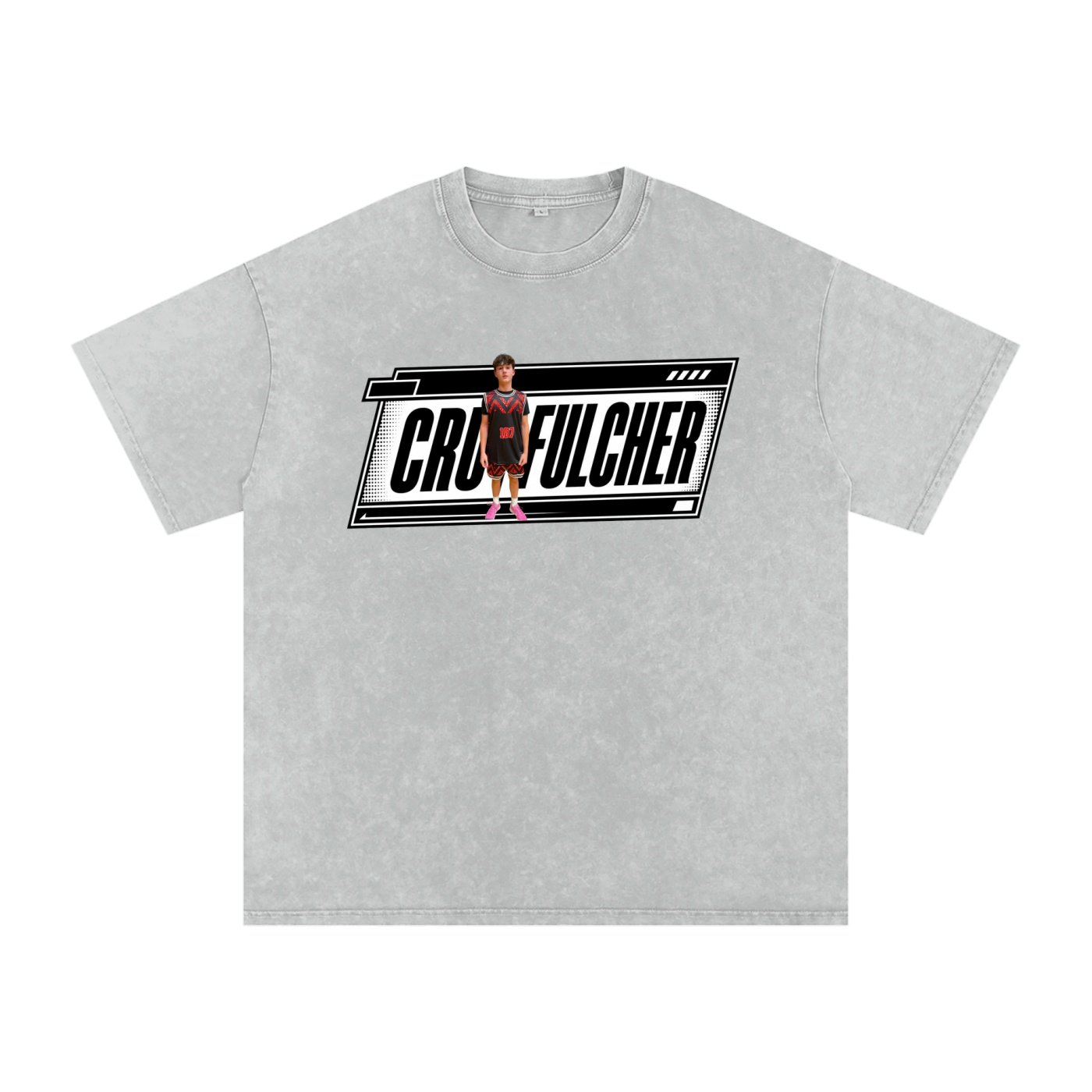 Cru Felcher  Snow Washed Oversized TEE - Image 2