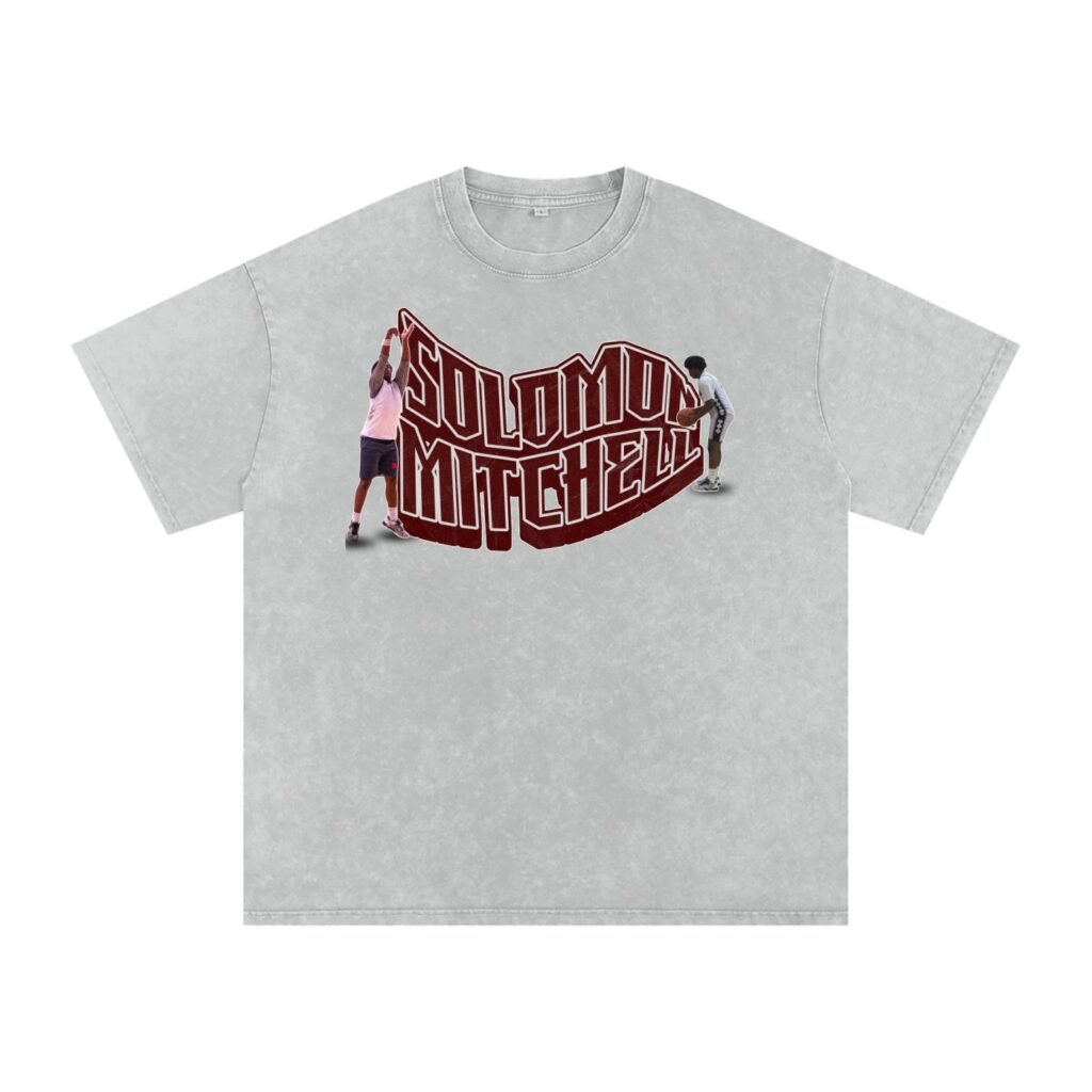 Solomon Mitchell Snow Washed Oversized TEE