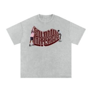 Solomon Mitchell Snow Washed Oversized TEE - Image 3