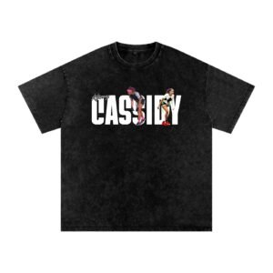 Cassidy Snow Washed Oversized TEE - Image 1