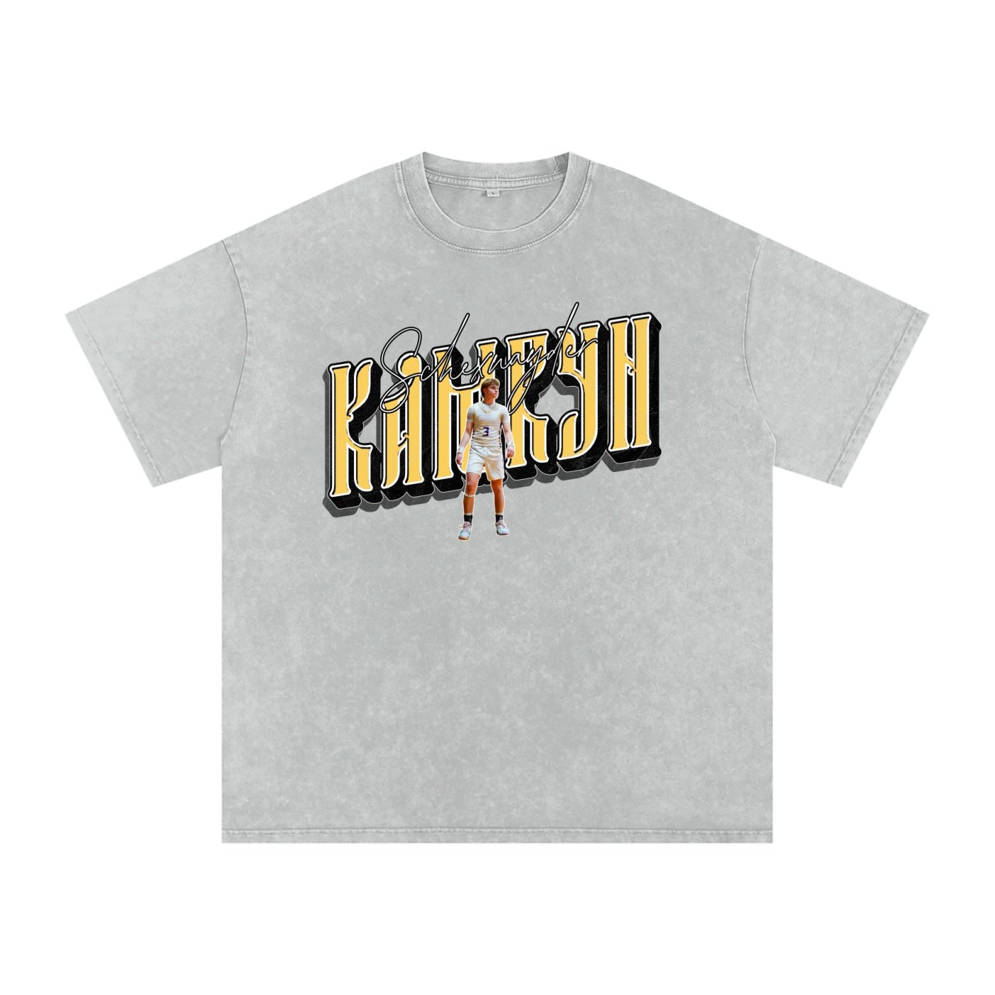 Kamryn Schexnayder Snow Washed Oversized TEE - Image 3