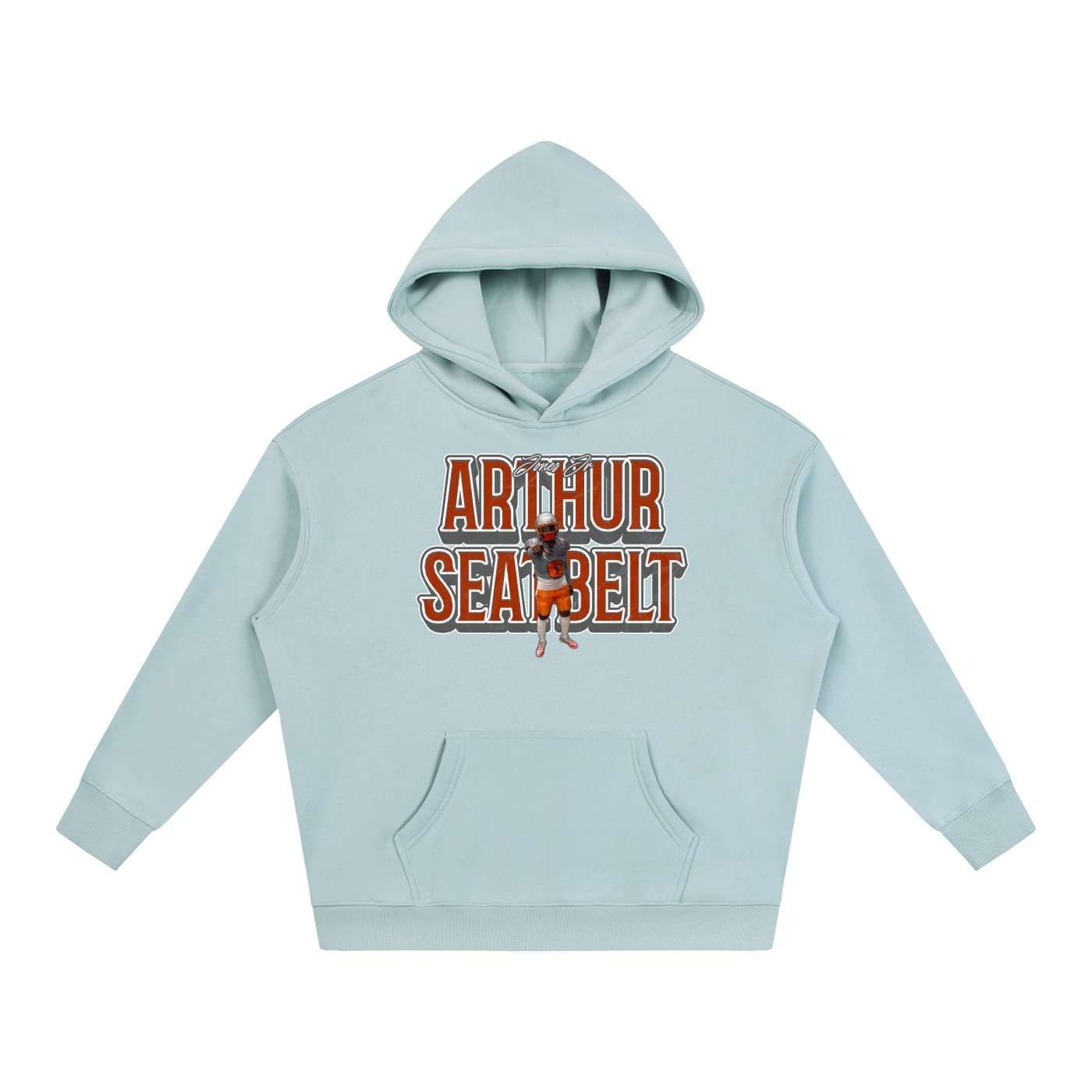 Arthur Seatbelt Jones Oversize Fleeced Hoodie - Image 3