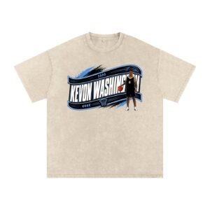 Kevon Washington Snow Washed Oversized TEE - Image 2