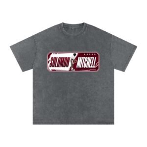Solomon Mitchell Snow Washed Oversized TEE - Image 4