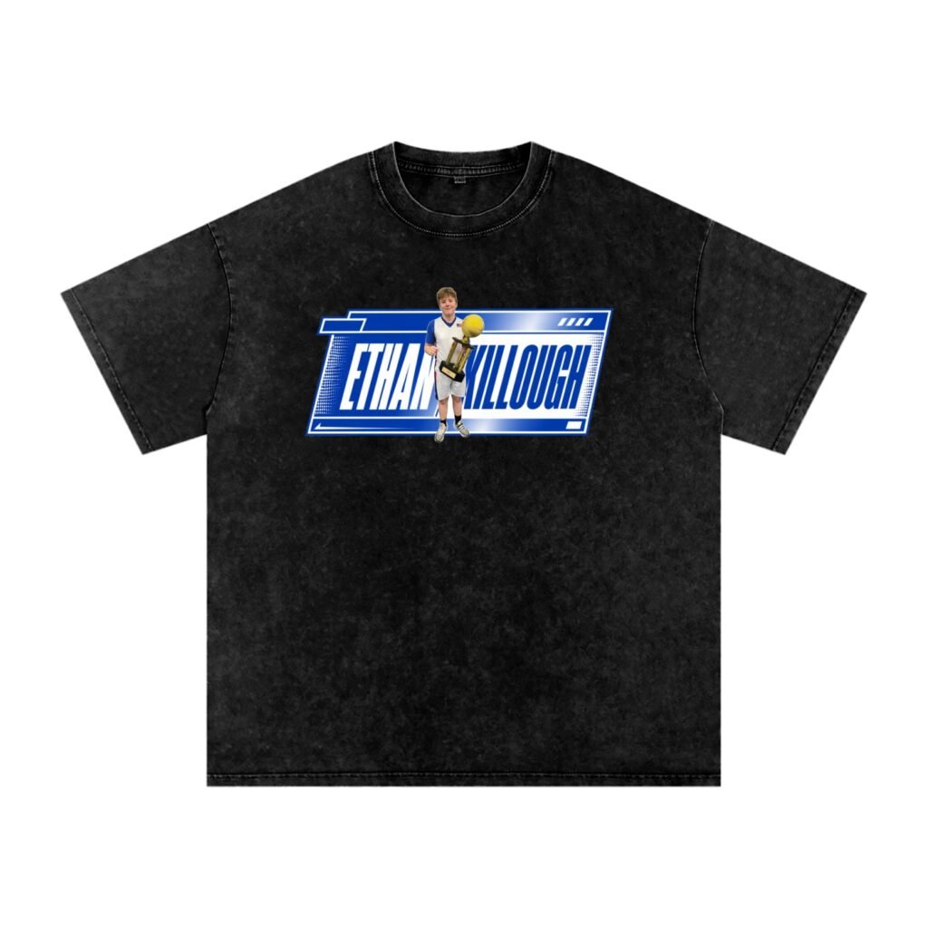 Ethan killough Snow Washed Oversized TEE