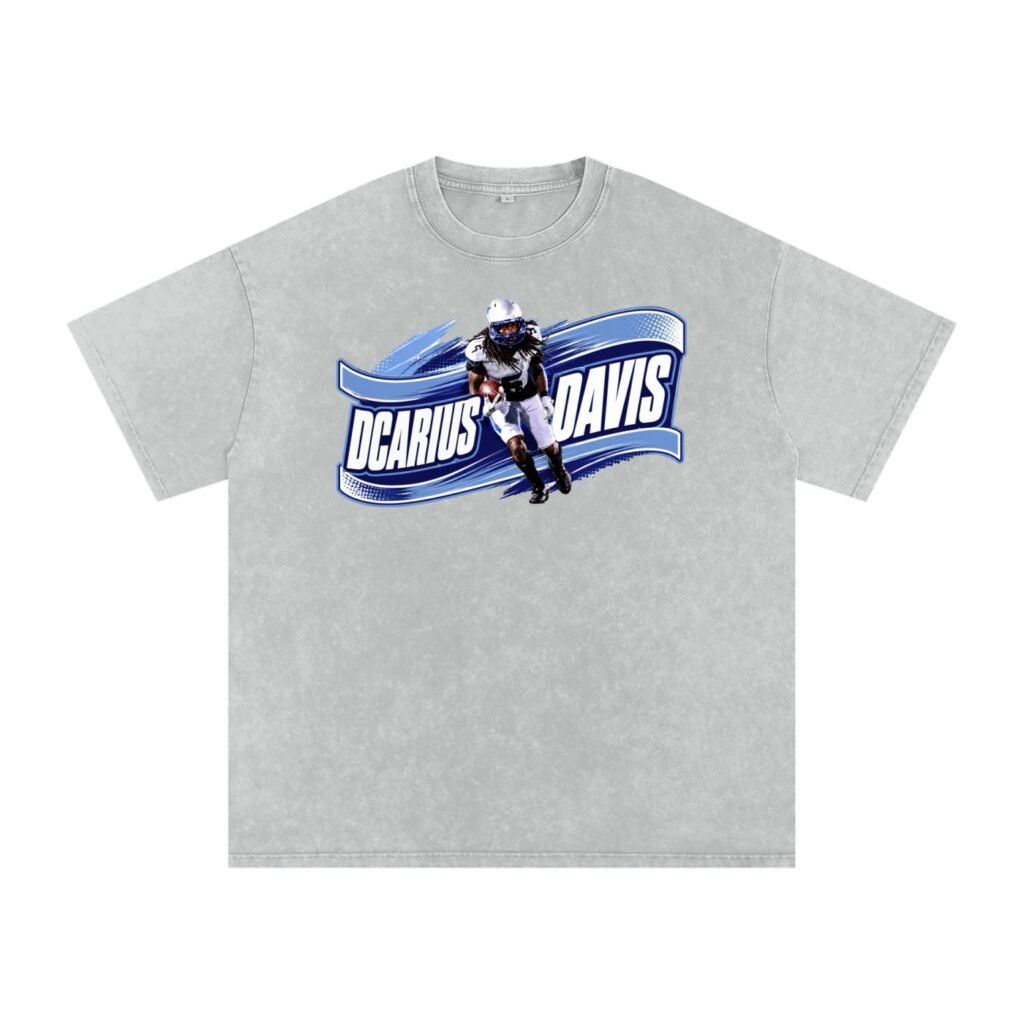 Dcarius Davis Snow Washed Oversized TEE