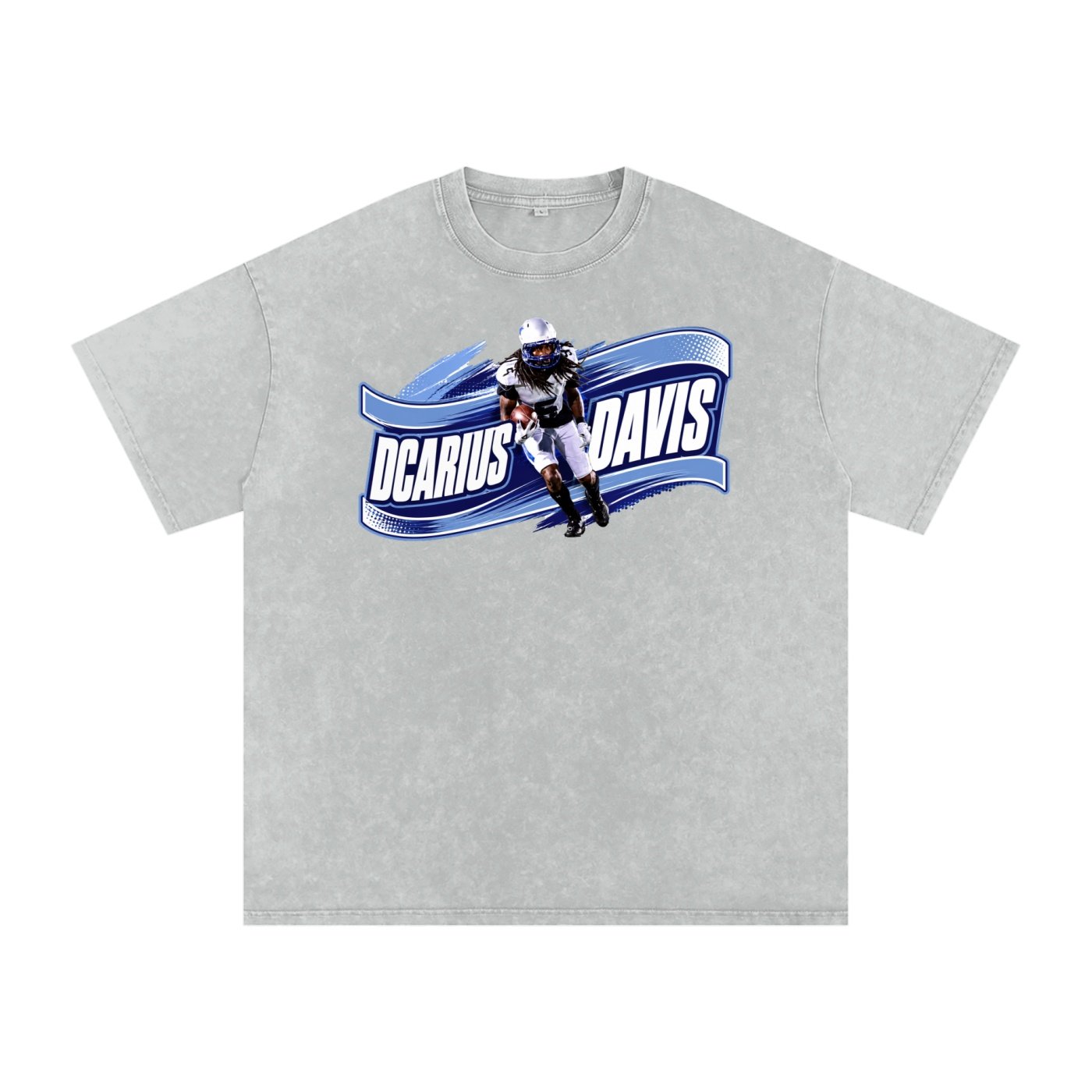 Dcarius Davis Snow Washed Oversized TEE - Image 3