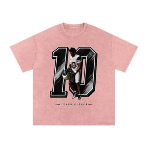 Tevon glover Snow Washed Oversized TEE - Image 5