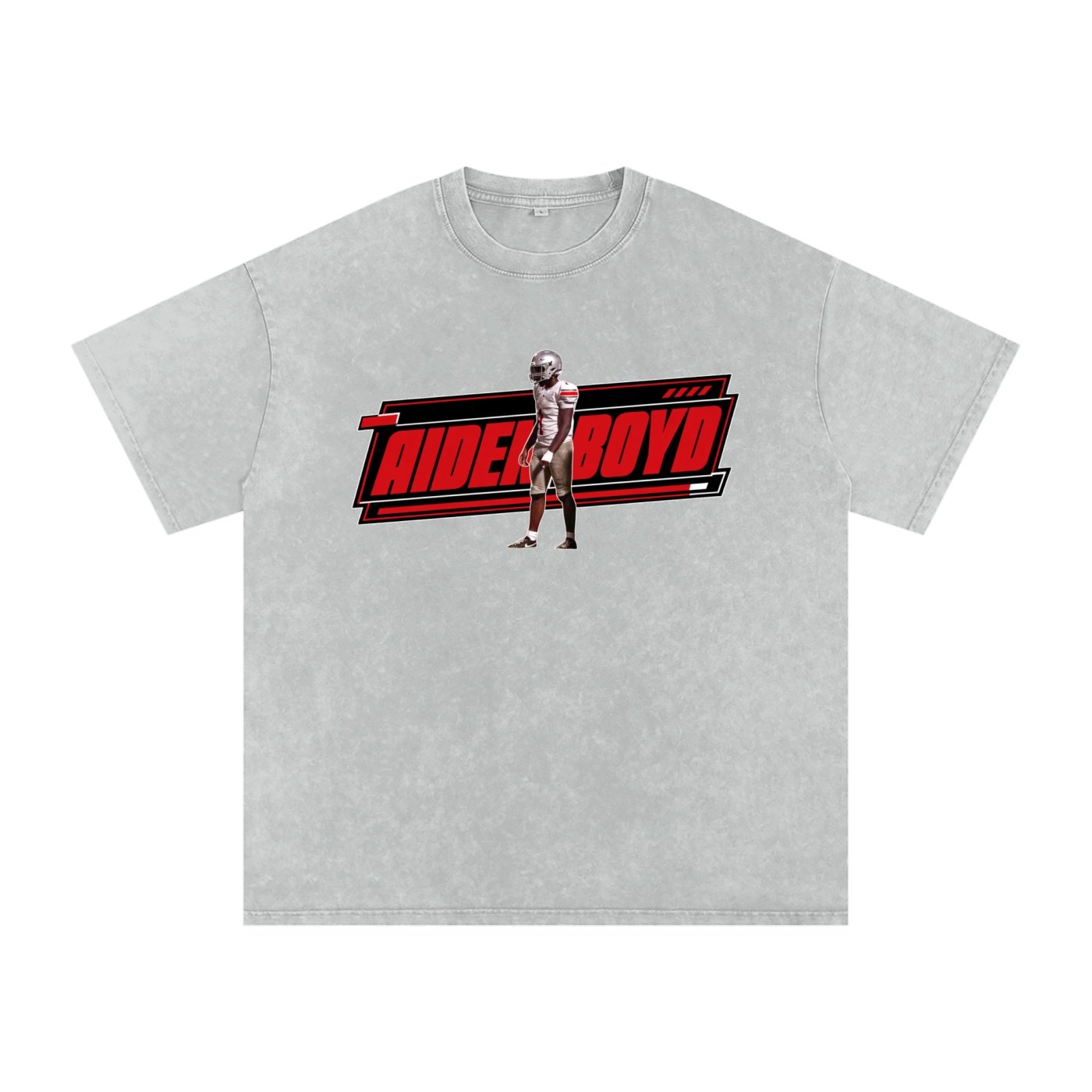 Aiden Boyd Snow Washed Oversized TEE - Image 3