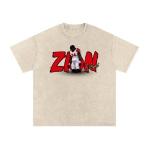 Zion Ntemi Snow Washed Oversized TEE - Image 2