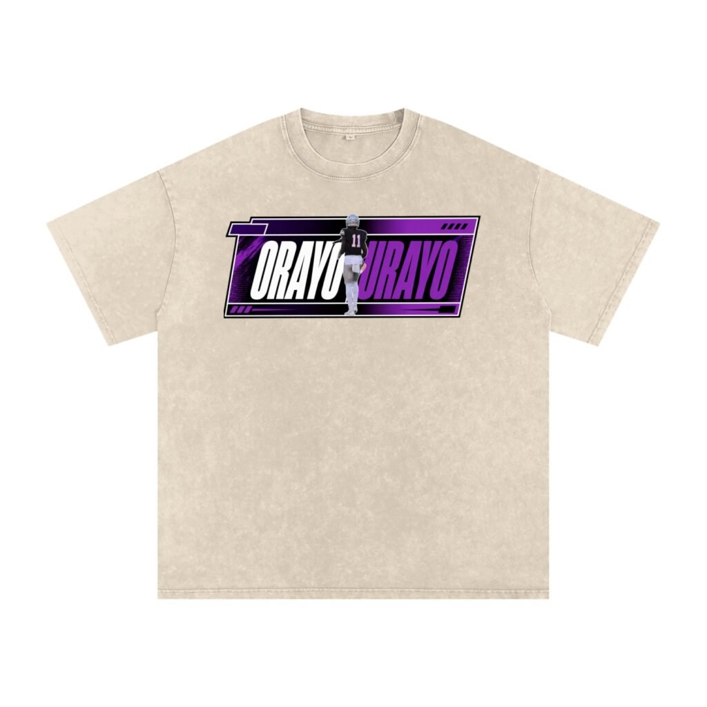 Orayo Urayo Snow Washed Oversized TEE