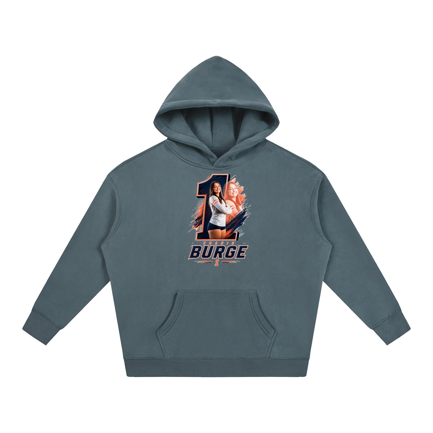 Charis Burge Oversize Fleeced Hoodie - Image 4