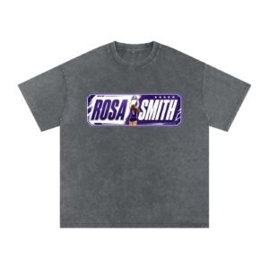 Rosa Smith Snow Washed Oversized TEE - Image 4