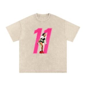 Cassidy Snow Washed Oversized TEE - Image 2