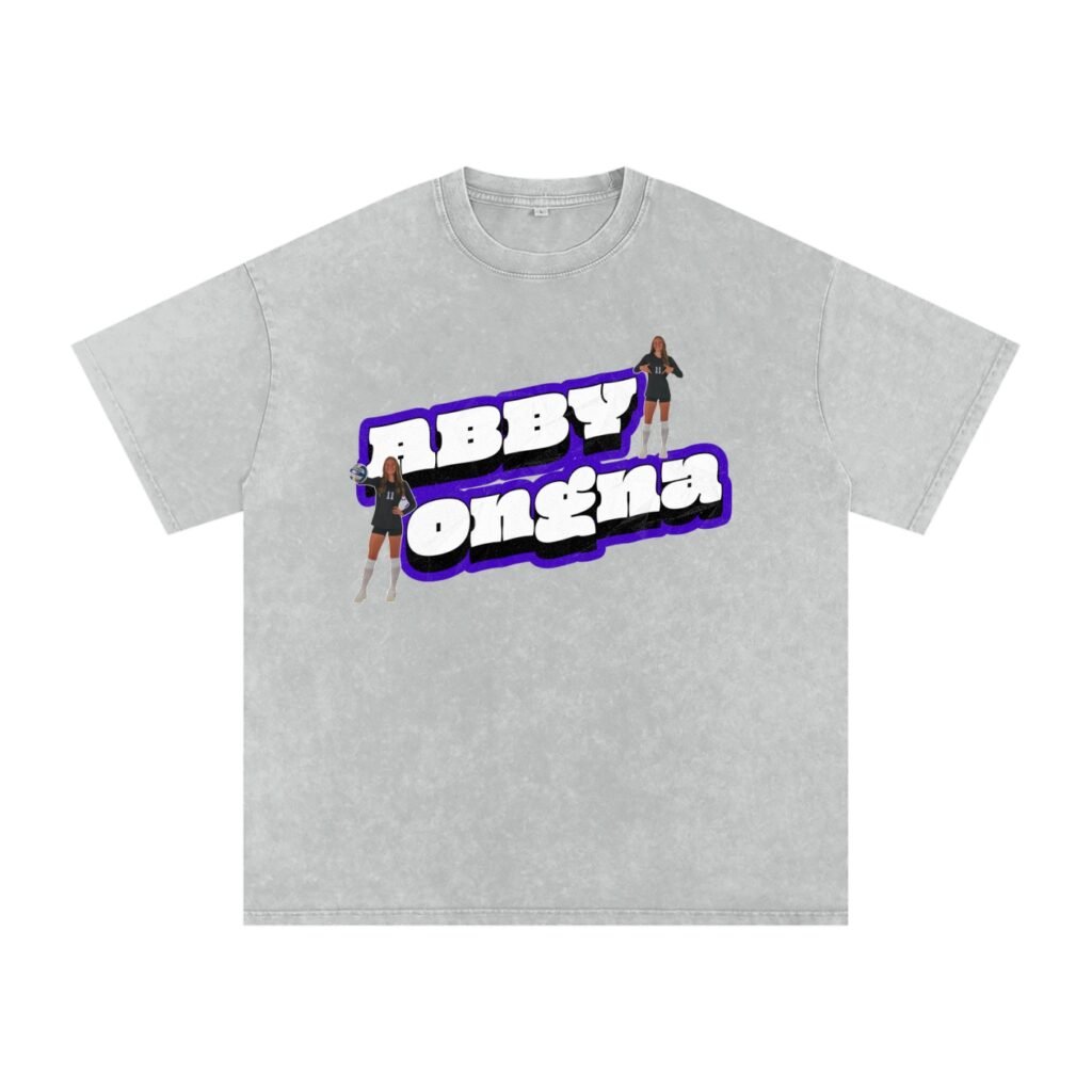 Abby Ongna Snow Washed Oversized TEE