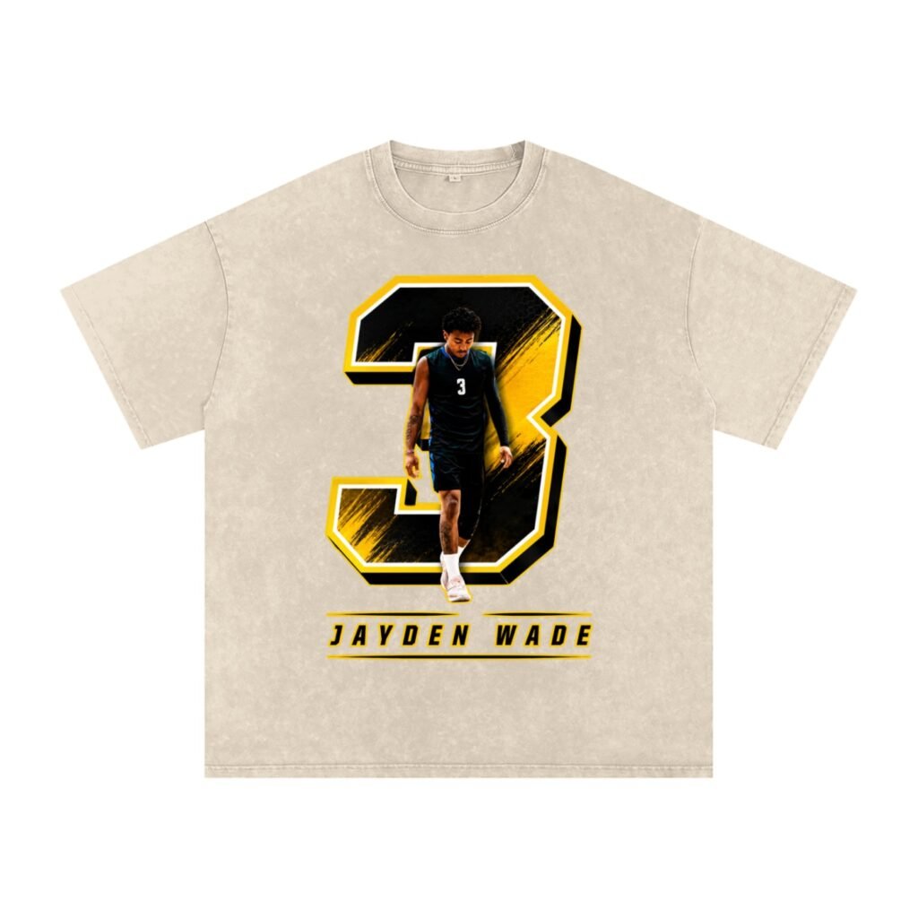 Jayden Wade Snow Washed Oversized TEE