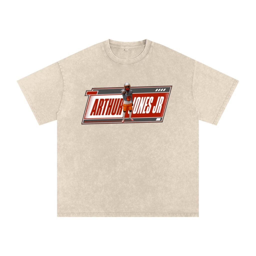 Arthur Seatbelt Jones  Snow Washed Oversized TEE
