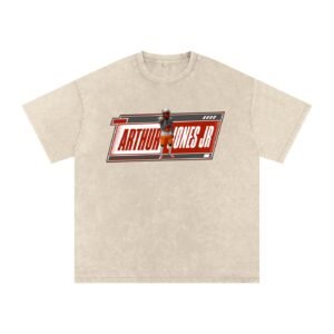 Arthur Seatbelt Jones  Snow Washed Oversized TEE - Image 2