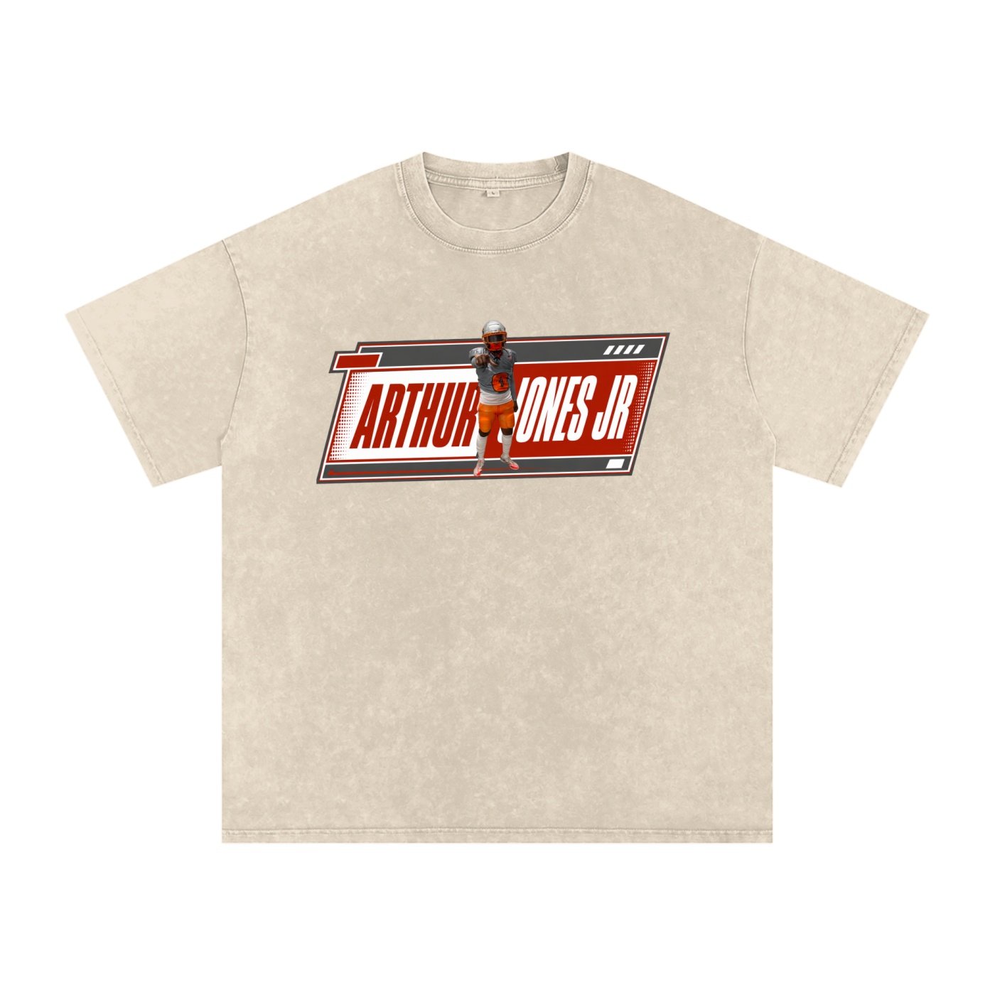 Arthur Seatbelt Jones  Snow Washed Oversized TEE - Image 2