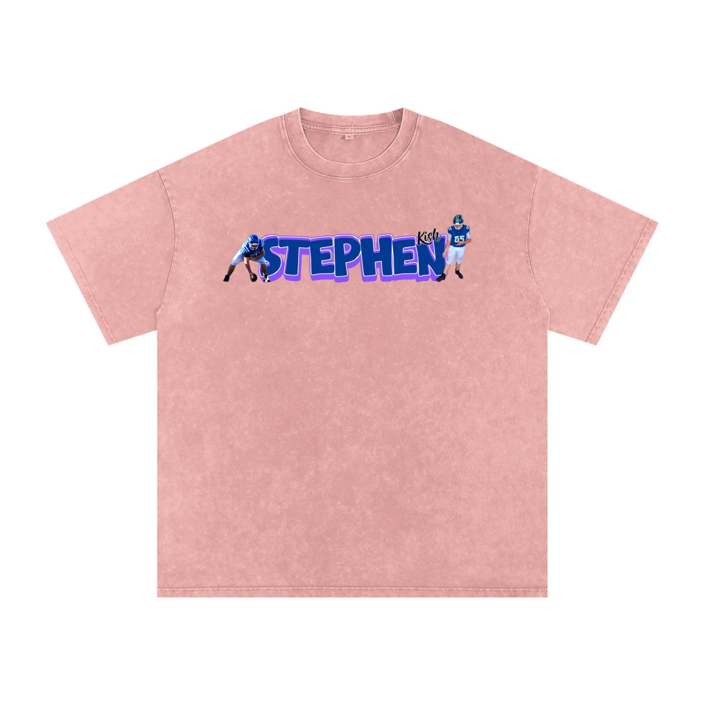 Stephen Kish Snow Washed Oversized TEE - Image 4
