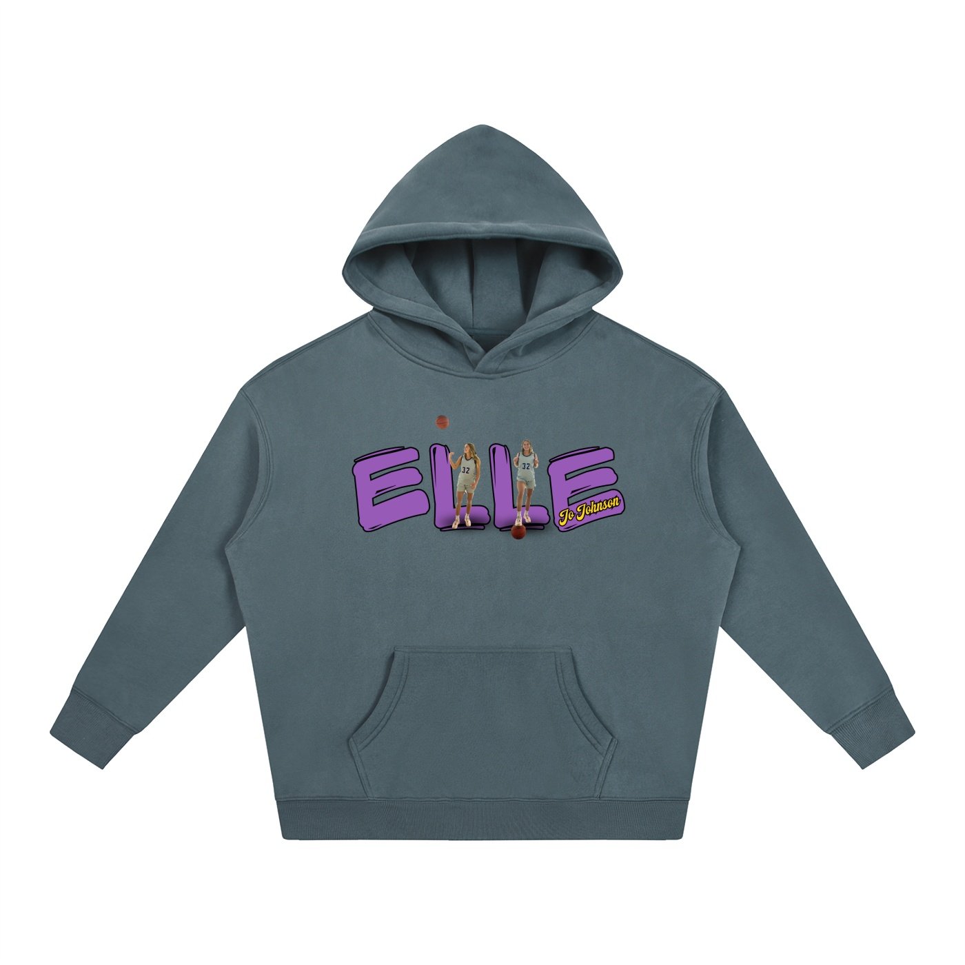 Elle Jo Johnson Oversize Fleeced Hoodie - Image 4