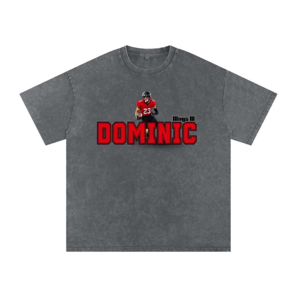 Dominic Mays III Snow Washed Oversized TEE