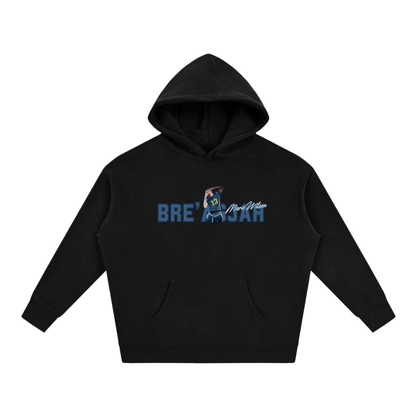Bre'asjah Oversize Fleeced Hoodie - Image 1