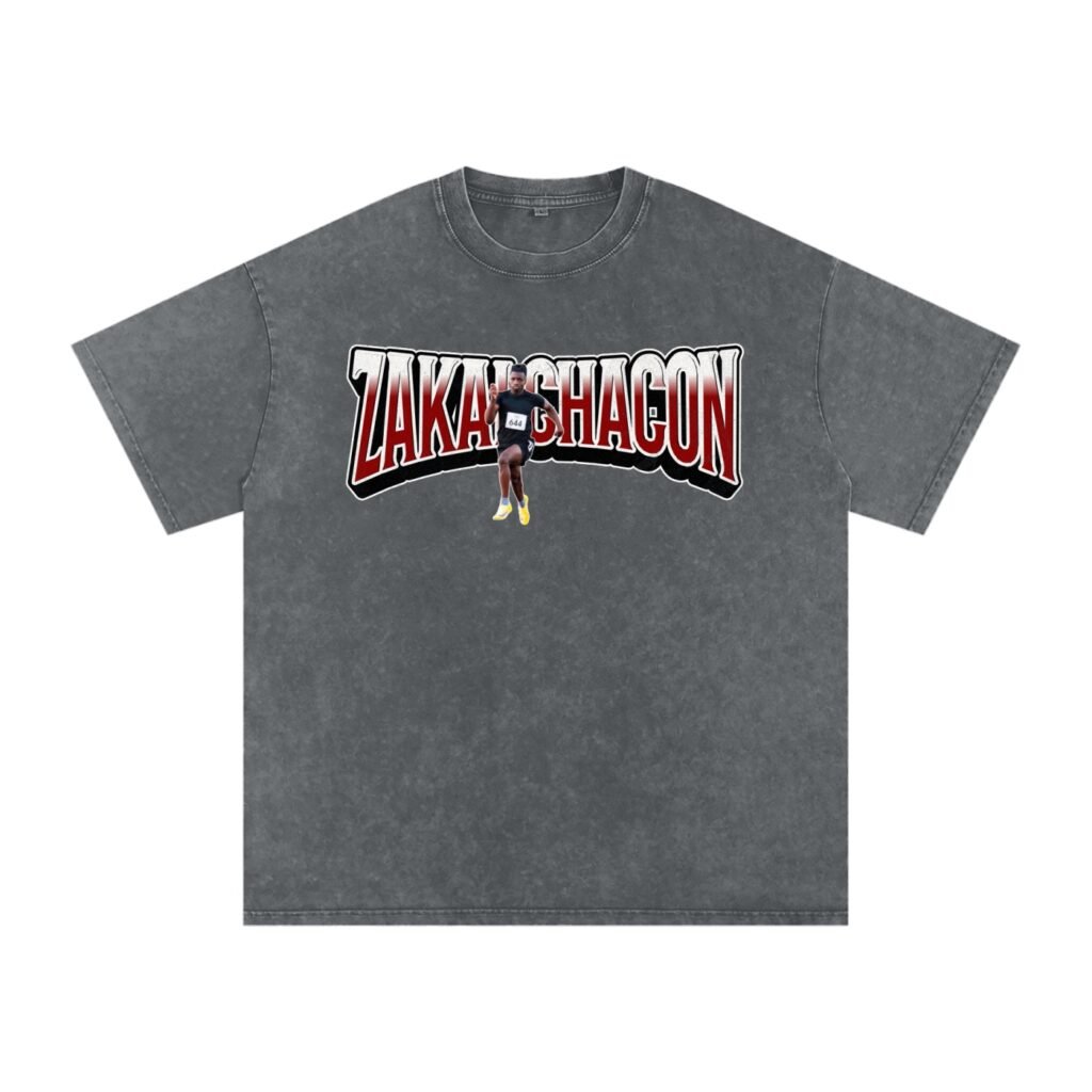 Zakai Chacon Snow Washed Oversized TEE