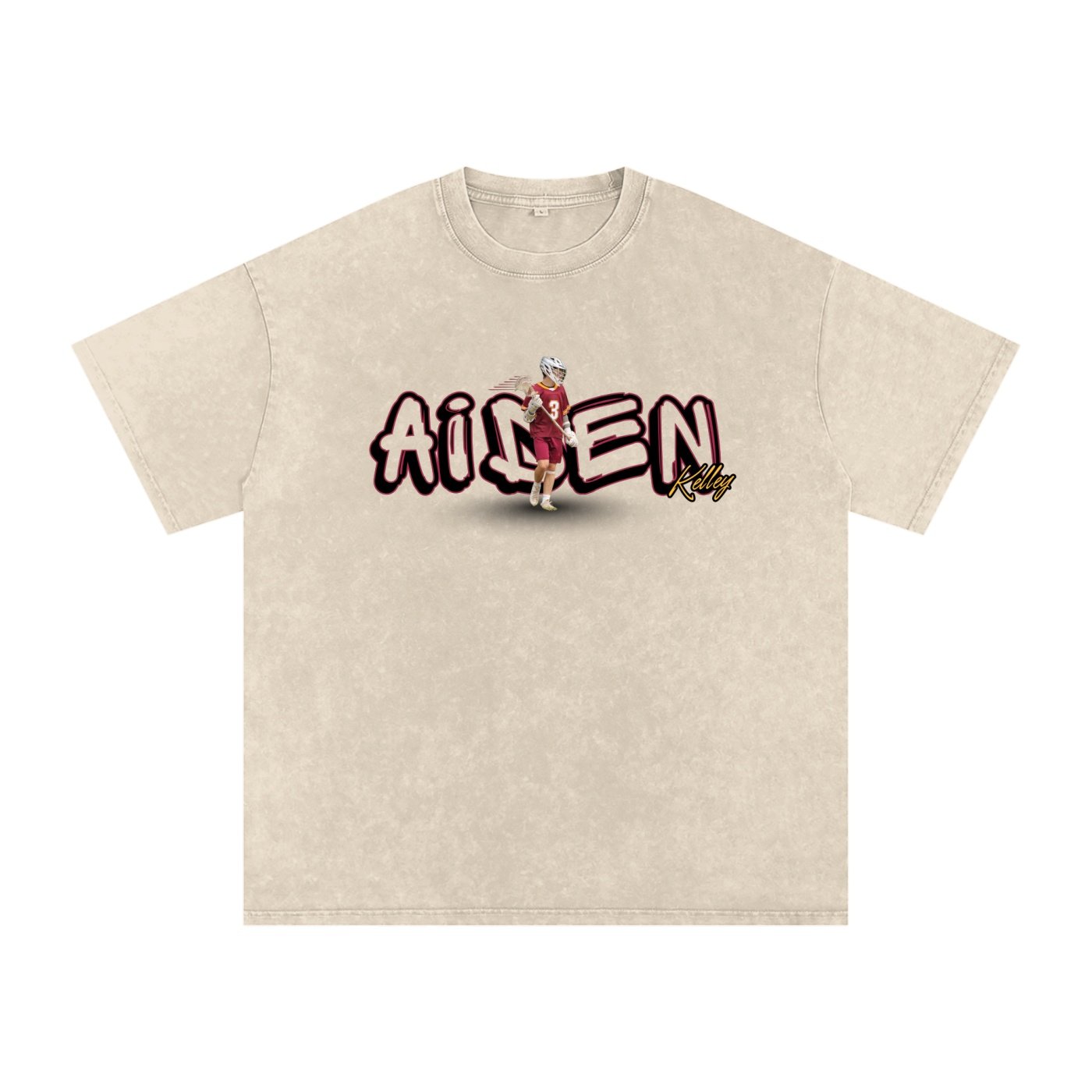 Aiden Kelley Snow Washed Oversized TEE - Image 2