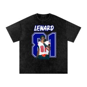 Lenard Antoine Snow Washed Oversized TEE - Image 1