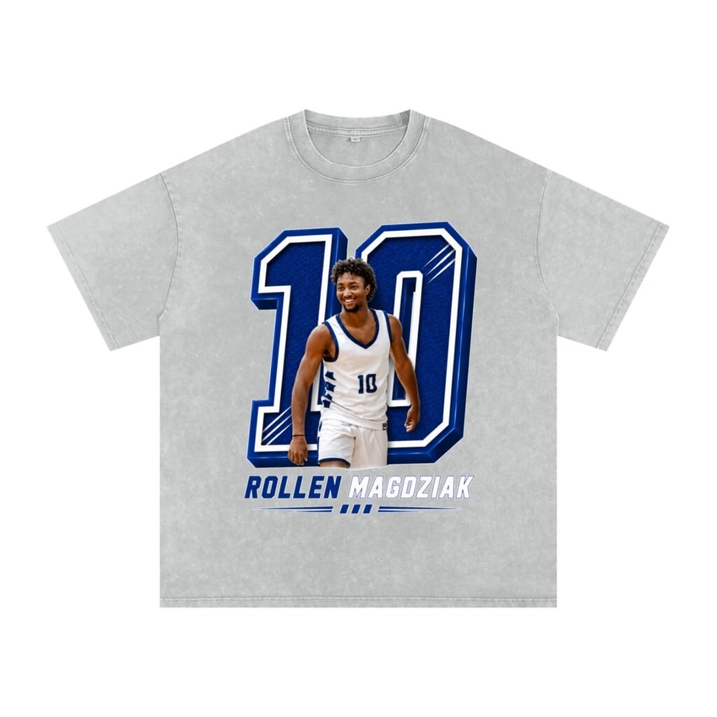 Rollen Magdziak Snow Washed Oversized TEE