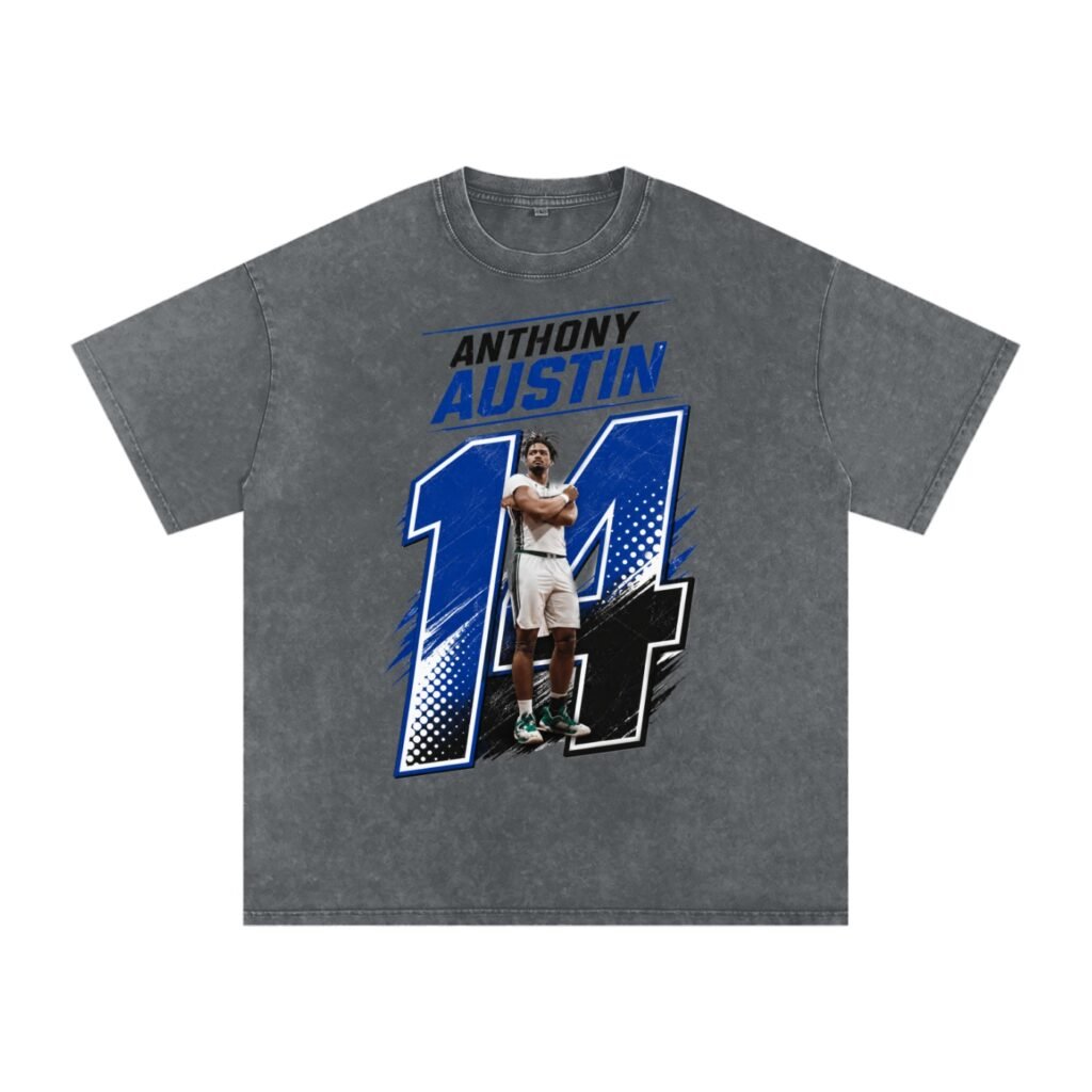 Anthony Austin Snow Washed Oversized TEE