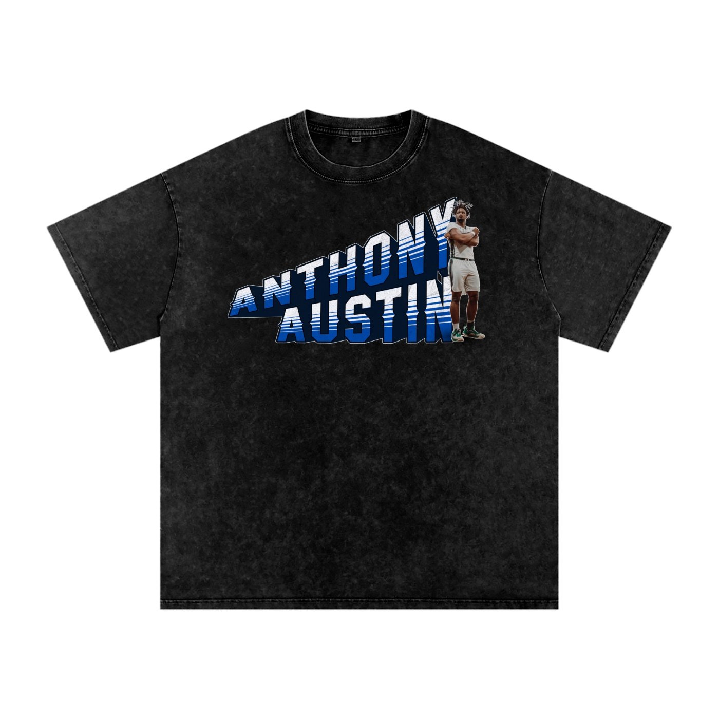 Anthony Austin Washed Oversized TEE - Image 1