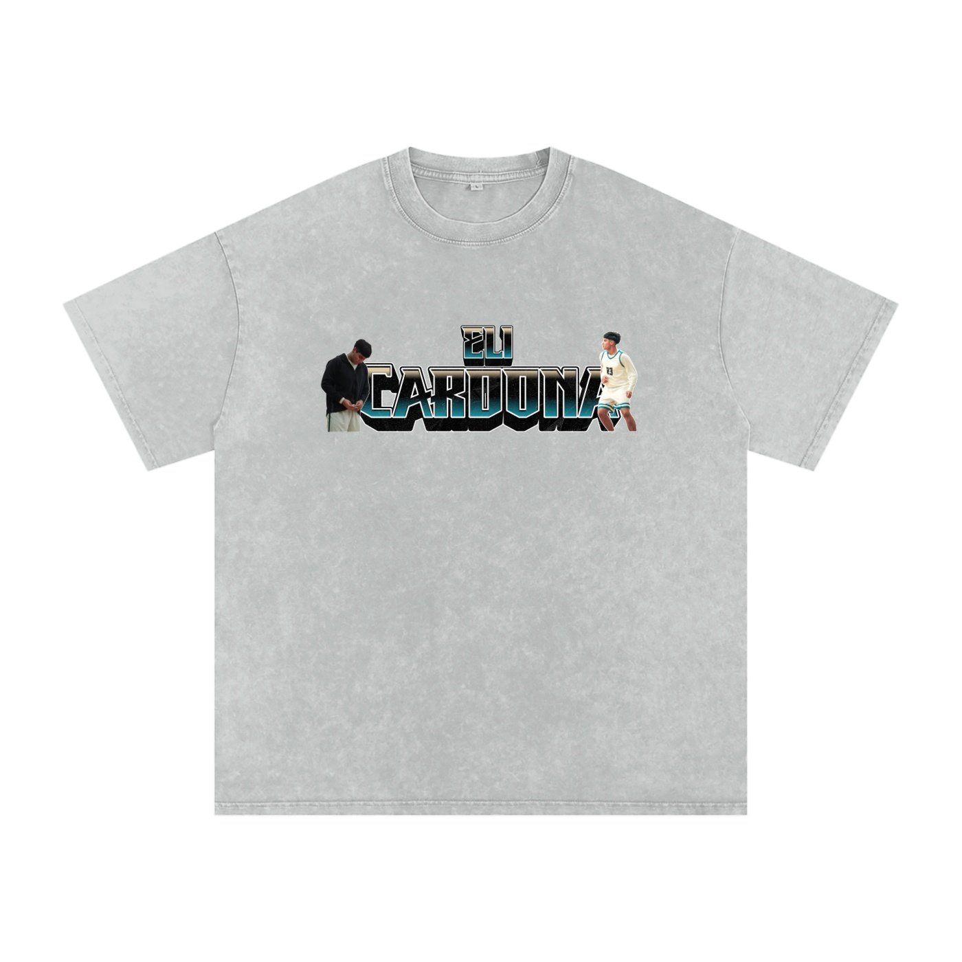Eli Cardona Snow Washed Oversized TEE - Image 3