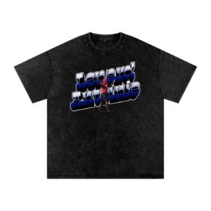 Lenard Antoine Snow Washed Oversized TEE - Image 1