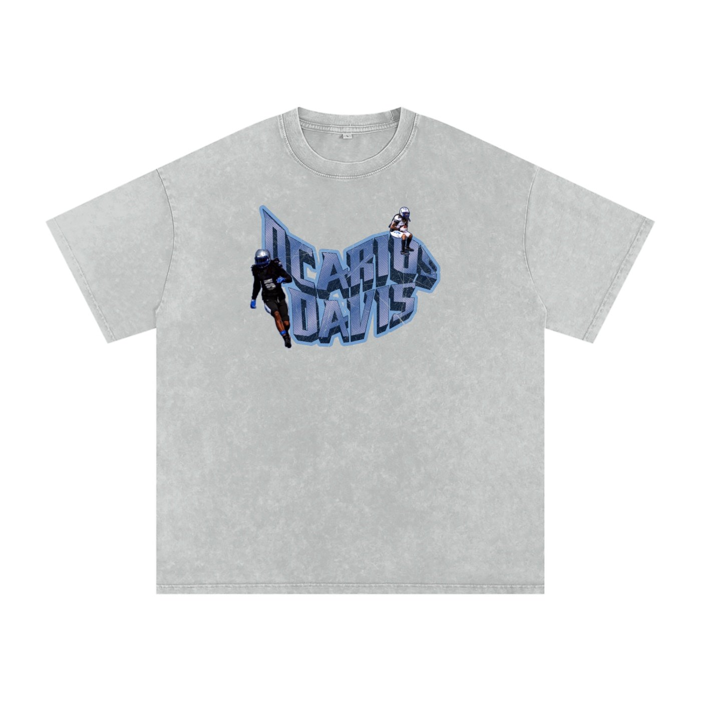 Dcarius Davis Snow Washed Oversized TEE - Image 3