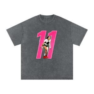 Cassidy Snow Washed Oversized TEE - Image 4
