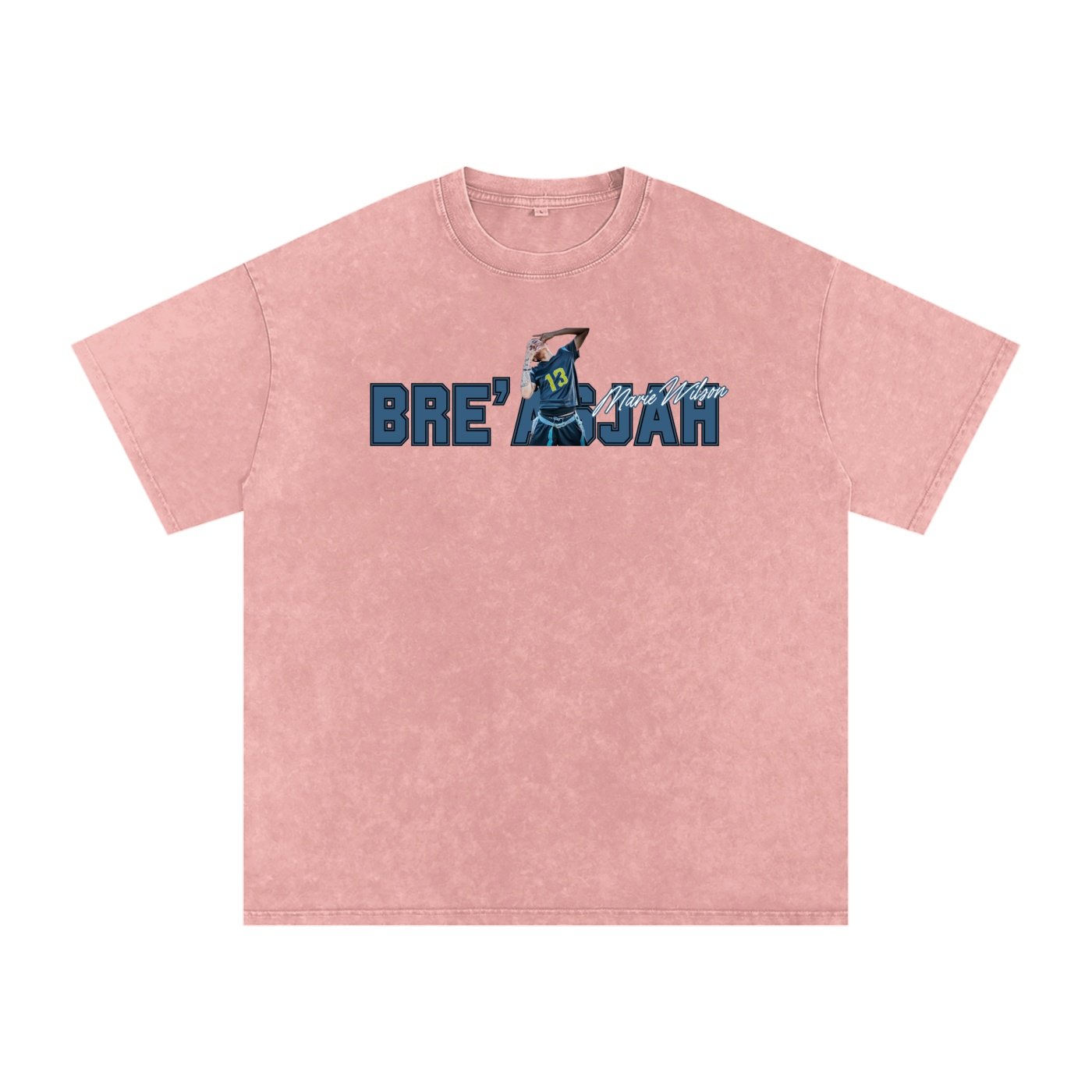 Bre'asjah Snow Washed Oversized TEE - Image 5