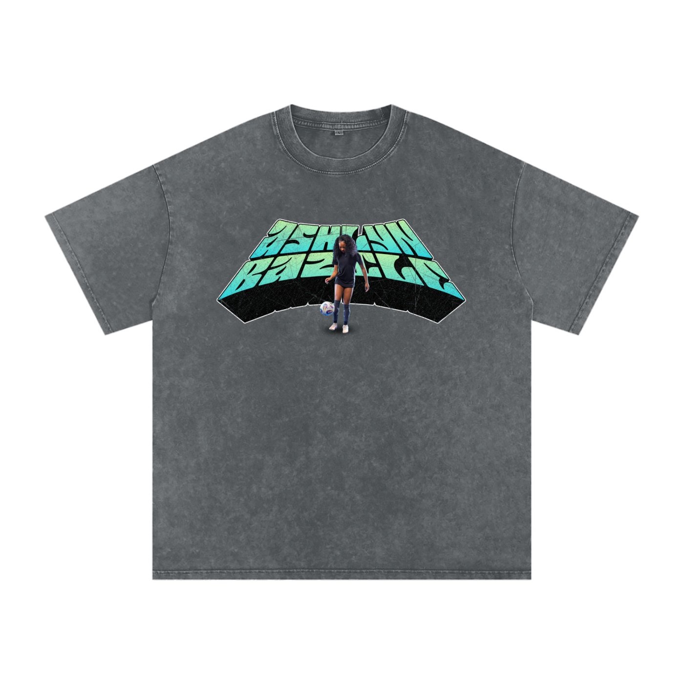 Ashlyn Bazile Snow Washed Oversized TEE - Image 4