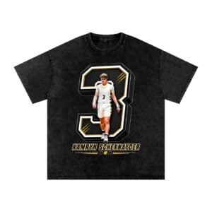 Kamryn Schexnayder Snow Washed Oversized TEE - Image 1