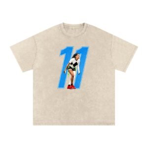 Cassidy Snow Washed Oversized TEE - Image 2