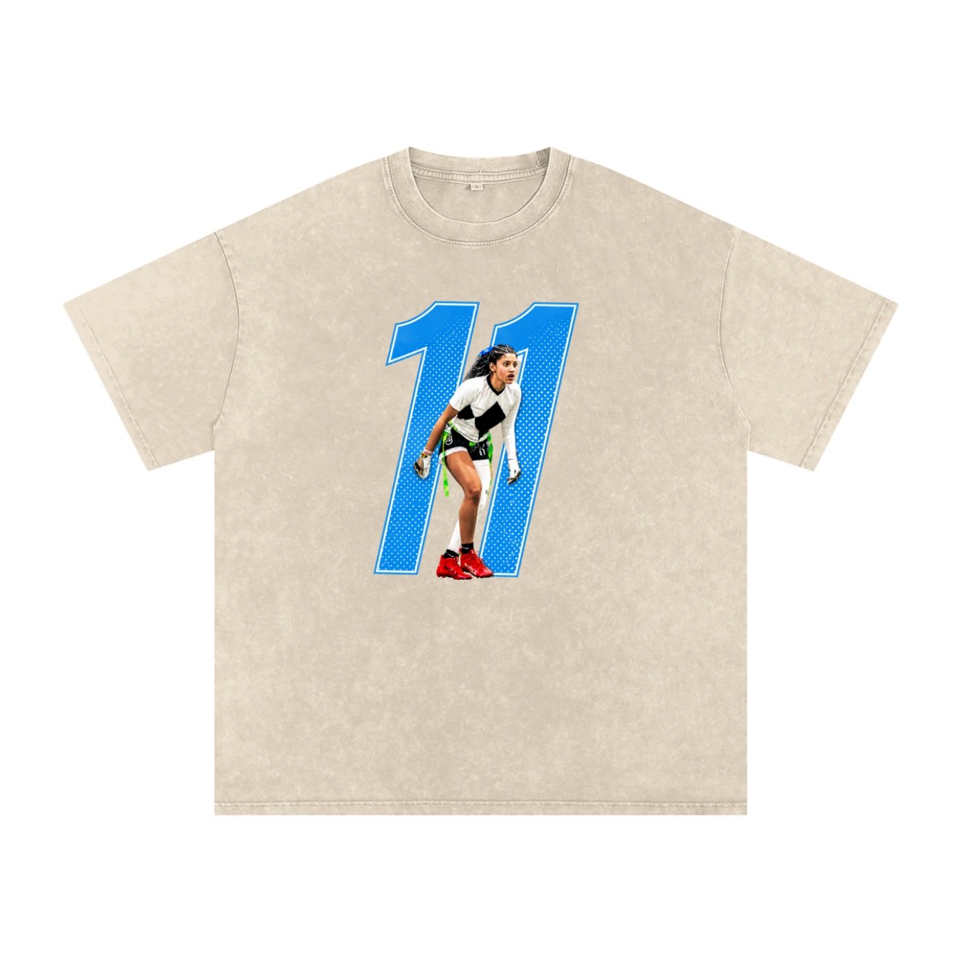 Cassidy Snow Washed Oversized TEE - Image 2