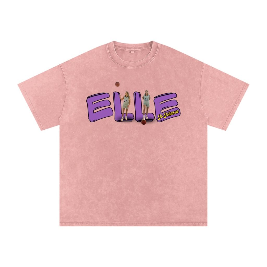 Elle Jo Johnson Snow Washed Oversized TEE