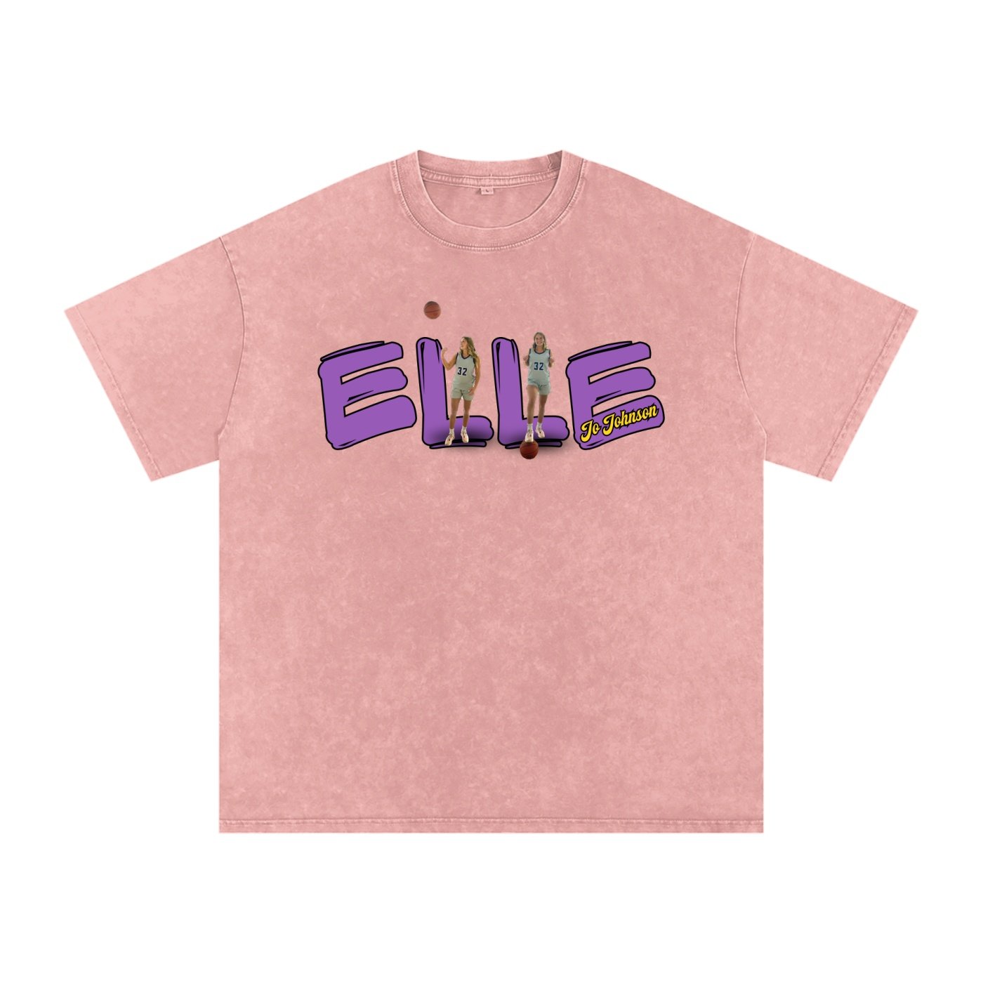 Elle Jo Johnson Snow Washed Oversized TEE - Image 5