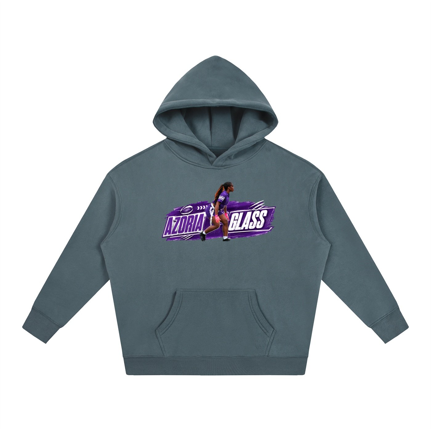 Azoria Glass Oversize Fleeced Hoodie - Image 4