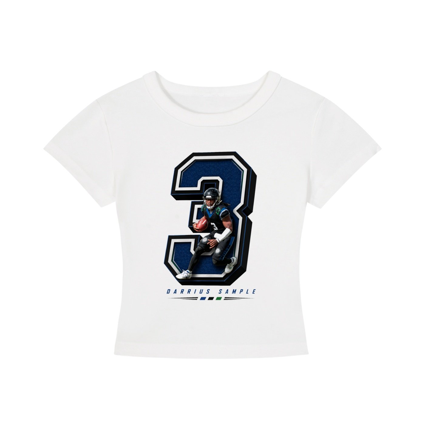 Darrius Sample Women's CropTop - Image 2
